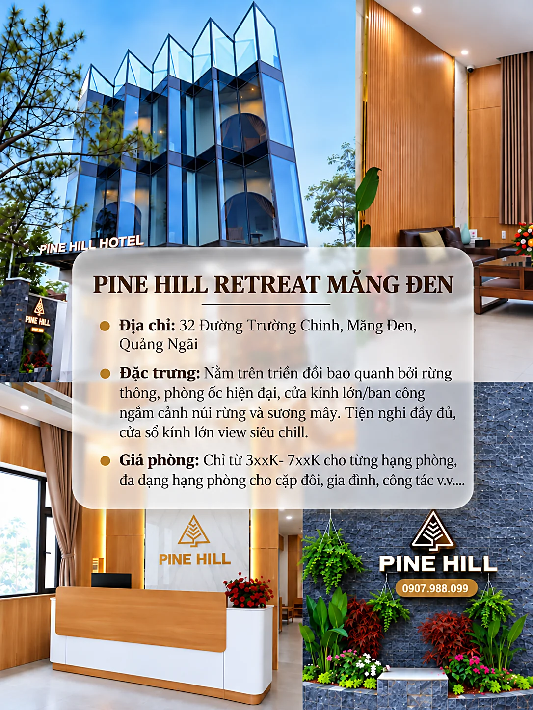 Thẻ thông tin Pine Hill Retreat Măng Đen, 32 Trường Chinh